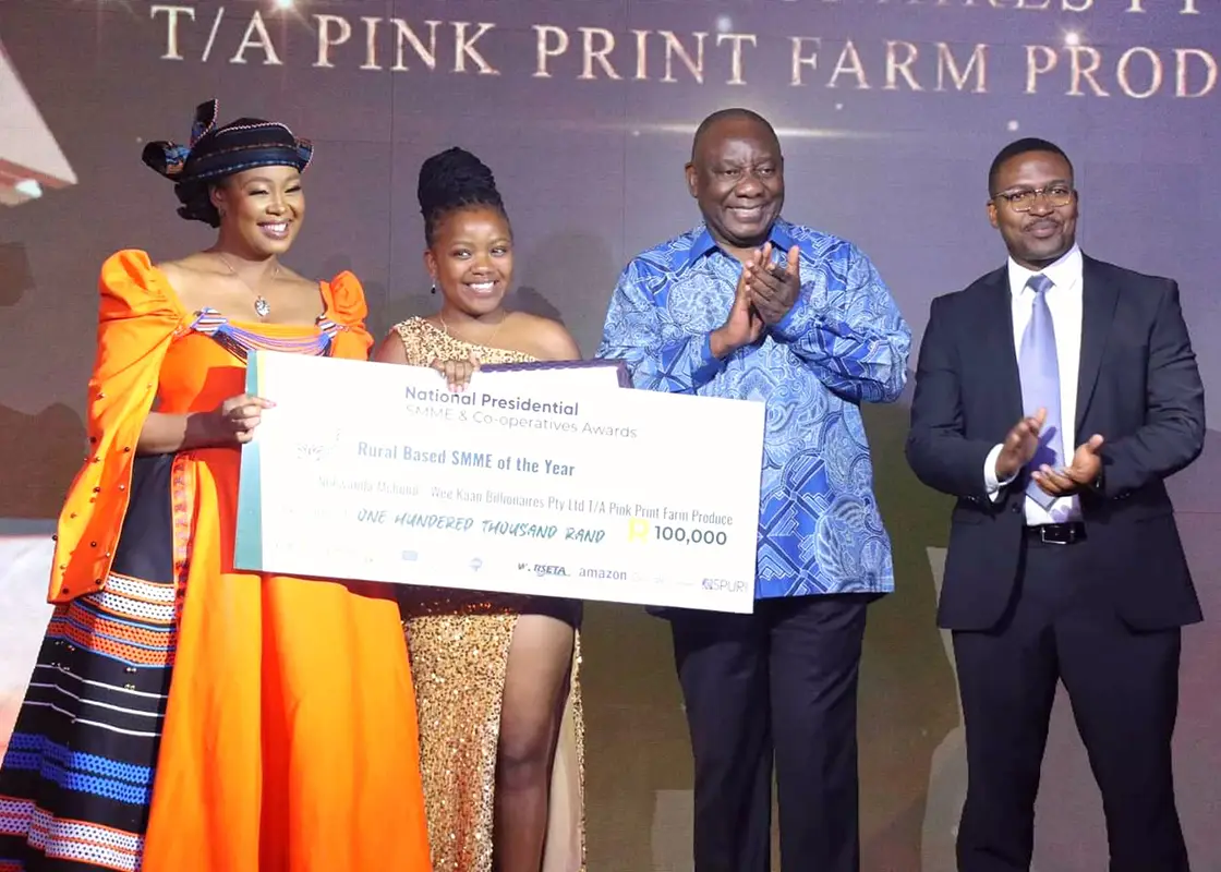 Pink Print Farm Produce Wins Presidential Award